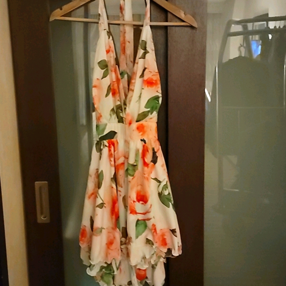 Luxxel Small Floral Mid Dress